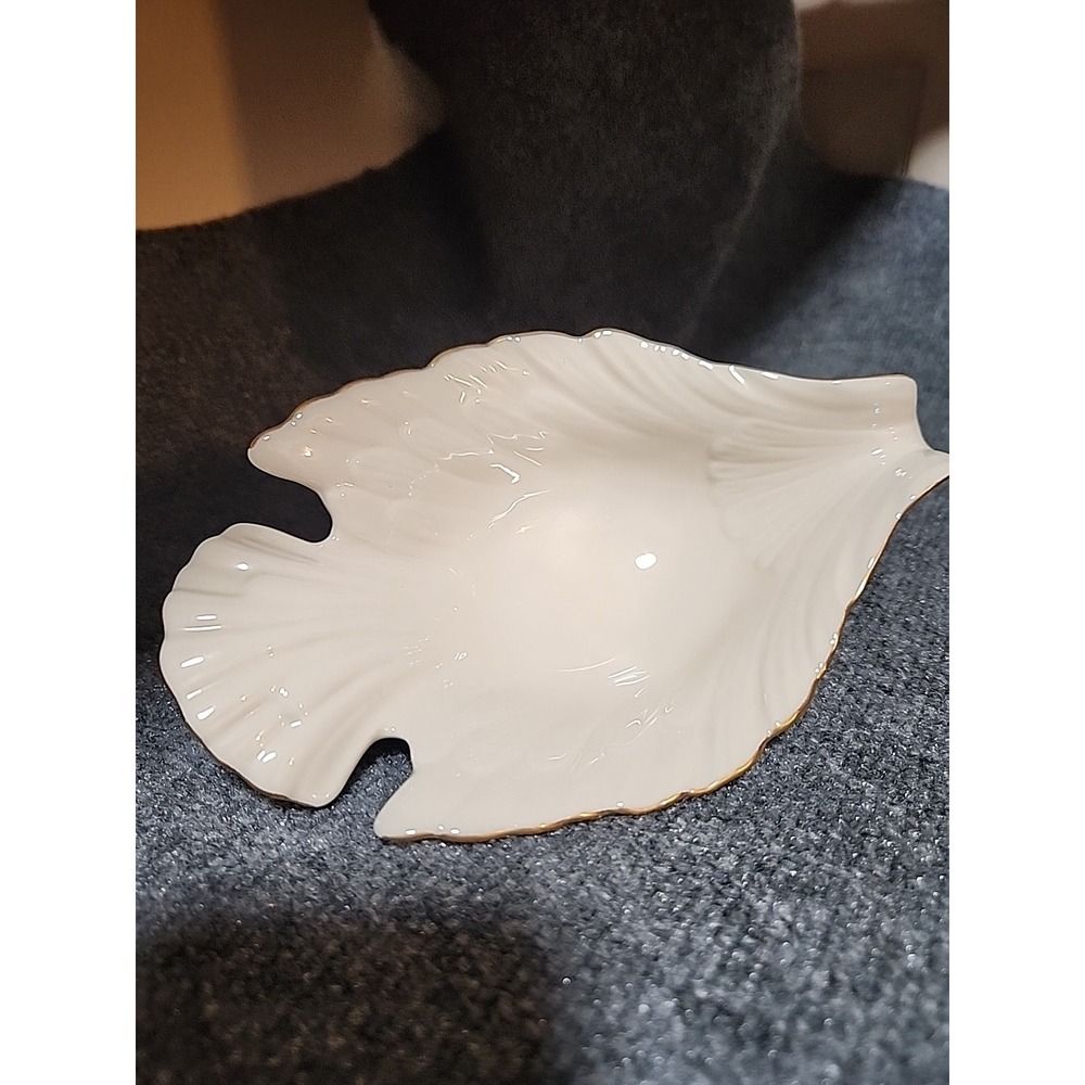LENOX‎ DOVE CANDY DISH Bird-Shape Bowl Cream Ivory 24k Gold Trim